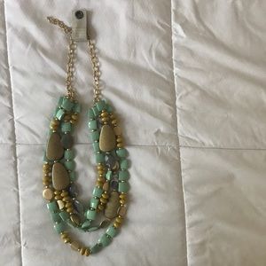 Anthropologie SeaPastel Layered Statement Necklace